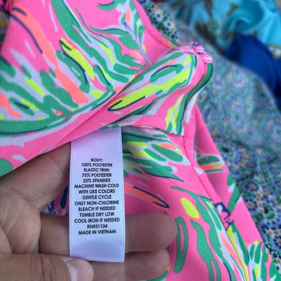 crown & ivy Pink Tropical Print Smocked Maxi Dress - Picture 5 of 7